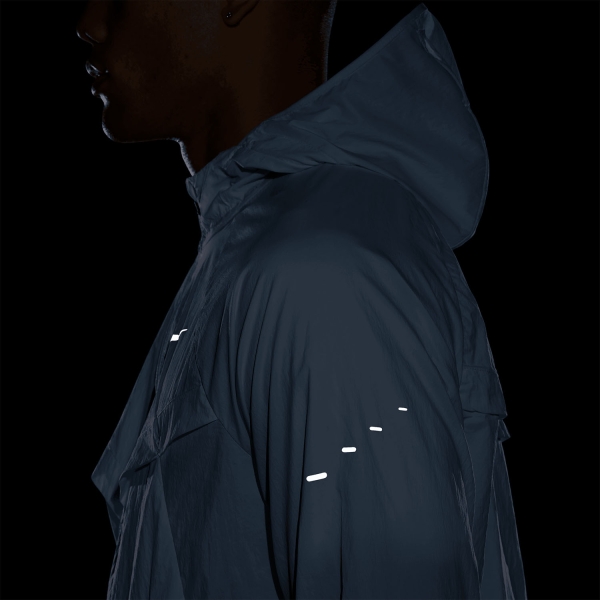 Nike Dri-FIT UV Stride Chaqueta - Glacier Blue/Reflective Silver