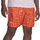 Under Armour Launch Printed 7in Pantaloncini - Solar Orange/Downpour Gray/Reflective