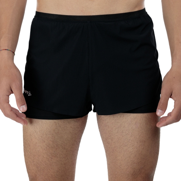 Pantalone cortos Running Hombre Craft Race Day 2in Shorts  Black 1915388BLK