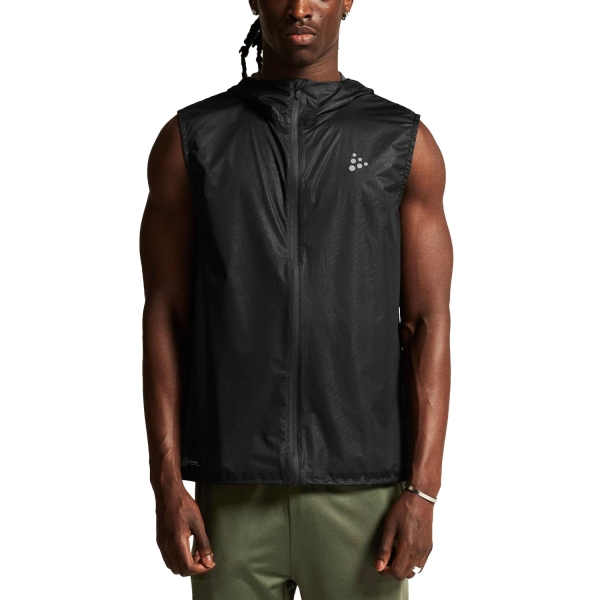 Chaqueta Running Hombre Craft Pro Hydro Chaleco  Black 1915888BLK