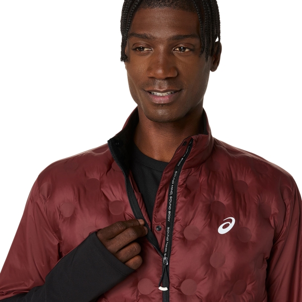 ASICS Road Winter Giacca - Dark Red Planet
