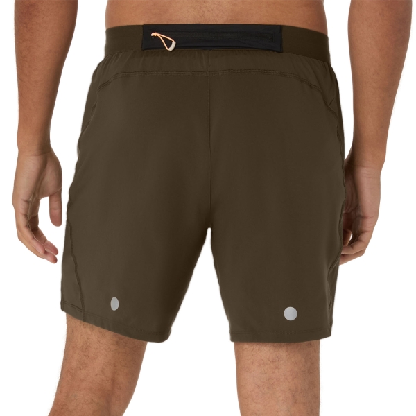 Asics Road 7in Pantaloncini - Brown Stone