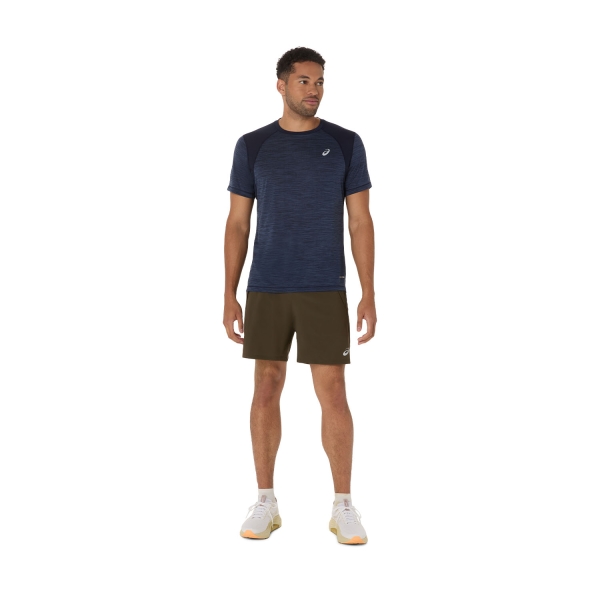 Asics Road 7in Pantaloncini - Brown Stone