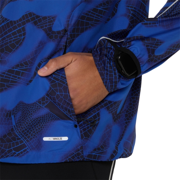 ASICS Road Lite-Show Giacca - Performance Black/Dark Cobalt