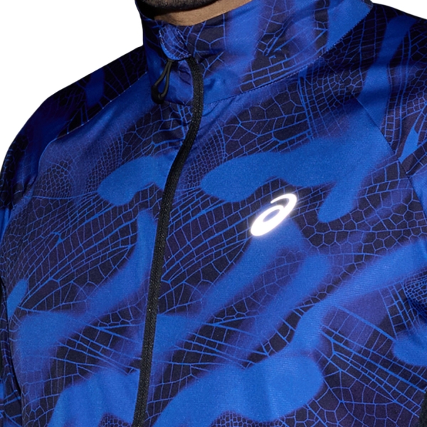 ASICS Road Lite-Show Giacca - Performance Black/Dark Cobalt
