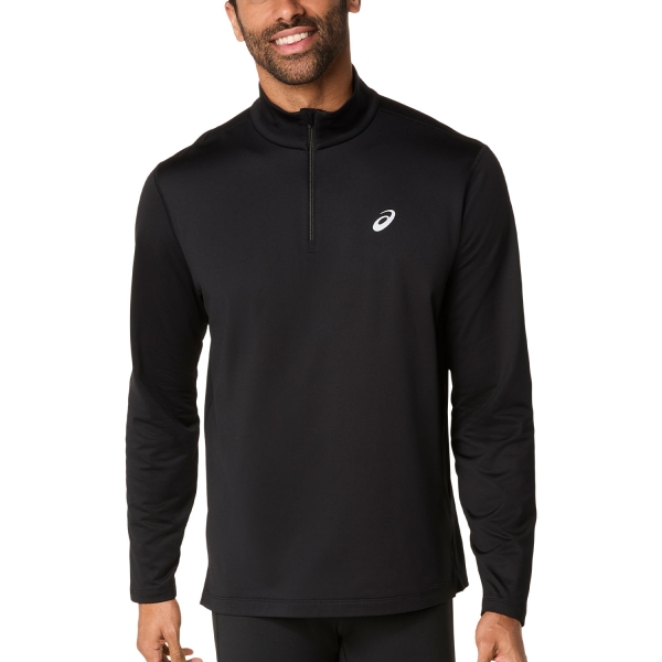 Maglia Running Uomo ASICS Core Winter Logo Maglia  Performance Black 2011D369001