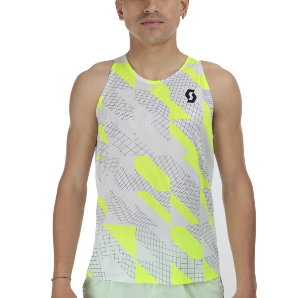 Canotta Running Uomo Scott Rc Graphic Canotta  White/Black 4213371035
