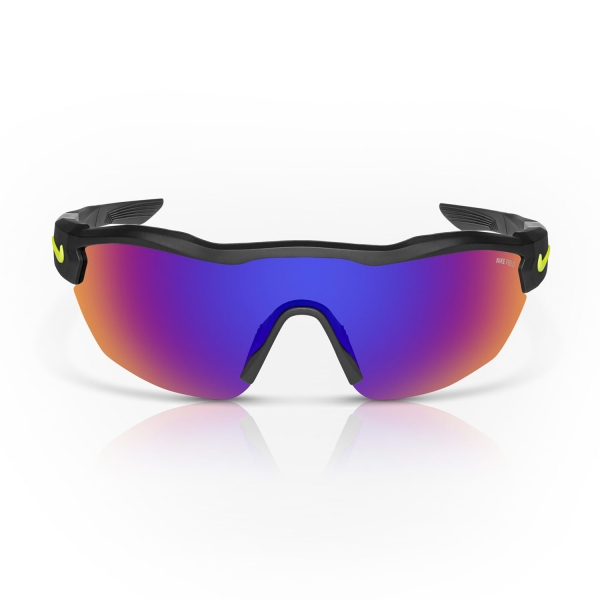 Nike Show X3 Elite L Field Sunglasses - Matte Black/Volt/Field Tint