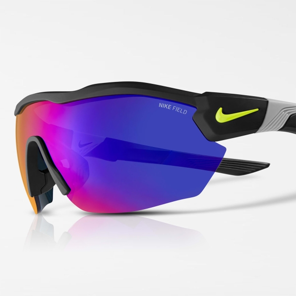 Nike Show X3 Elite L Field Sunglasses - Matte Black/Volt/Field Tint