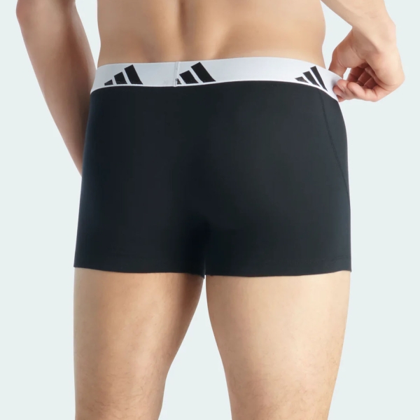 adidas Active Flex Logo x 3 Boxer - Black/White