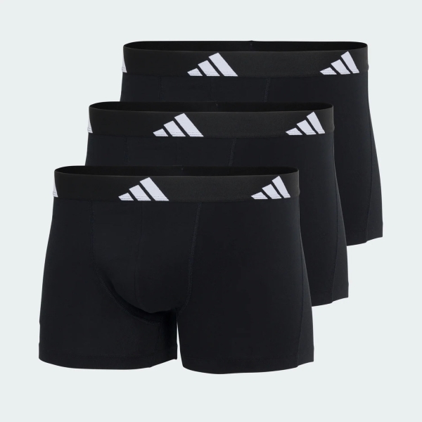 adidas Active Flex Logo x 3 Boxer - Black