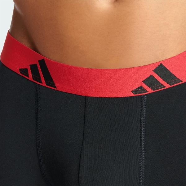 adidas Active Flex Logo x 3 Boxer - Blue/Red/Green