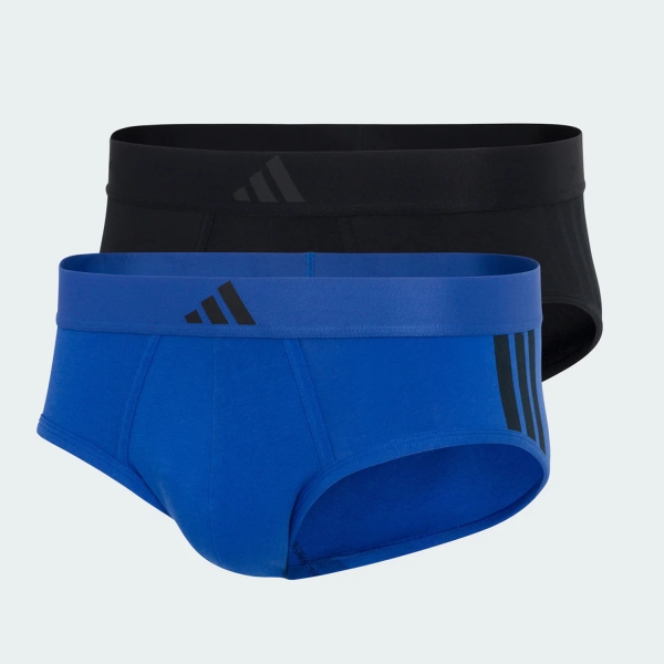 adidas Active Flex 3 Stripes x 2 Slip - Black/Team Royal Blue