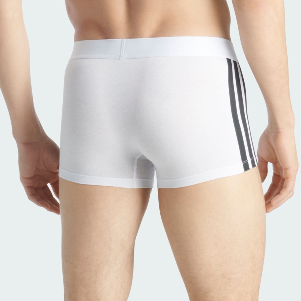 adidas Active Flex 3 Stripes x 3 Boxer - White