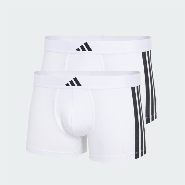 adidas Active Flex 3 Stripes x 3 Boxer - White