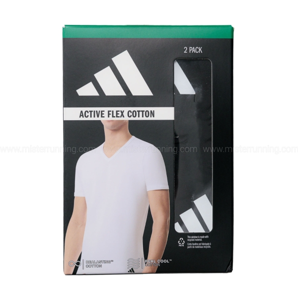 adidas Active Flex Logo x 2 T-Shirt - Black