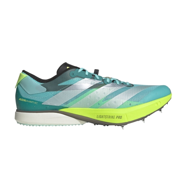 Scarpe Racing Uomo adidas adizero Avanti XC  Flash Aqua/Zero Metalic/Lucid Lemon JR5077