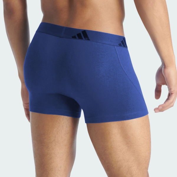 adidas Active Flex Logo x 3 Boxer - Green/Blue/Dark Blue