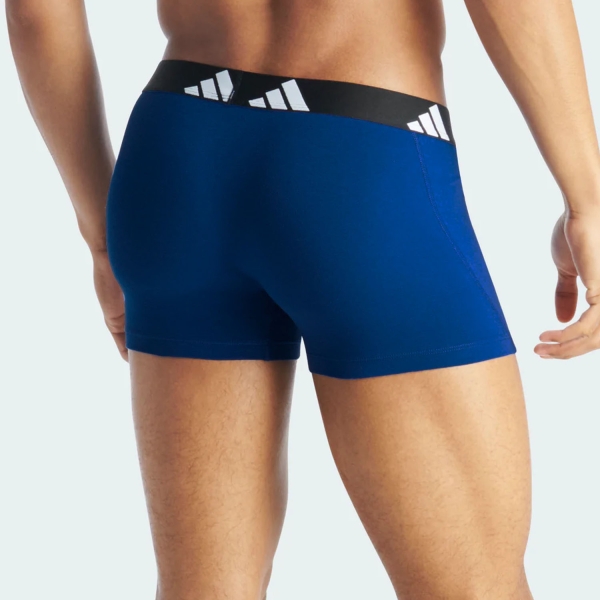 adidas Active Flex Logo x 3 Boxer - Printed/Black/Blue