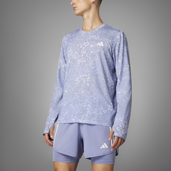 CamisaRunning Hombre adidas OTR CLIMACOOL Camisa  Dash Grey/Violet Tone JD7770