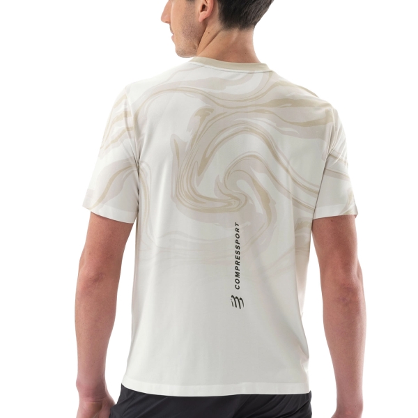Compressport Performance Logo Maglietta - Sugar/Camo Print