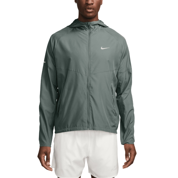 Giacca Running Uomo Nike Repel Miler Giacca  Clay Green/Reflective Silver DD4746364