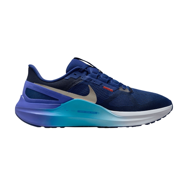 Men's Neutral Running Shoes Nike Air Zoom Structure 25  Football Grey/Blue Void/Ghost DJ7883017