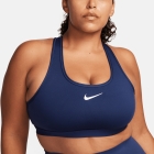 Nike Swoosh Reggiseno Sportivo - Midnight Navy/White