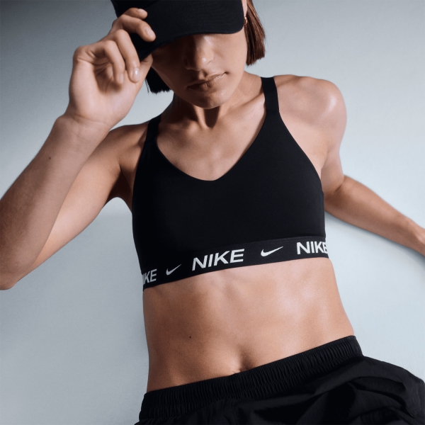 Nike Indy Crew Reggiseno Sportivo - Black/White