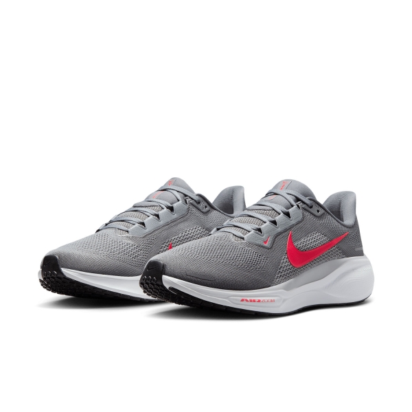 Nike Pegasus 41 - Cool Grey/Bright Crimson/Wolf Grey