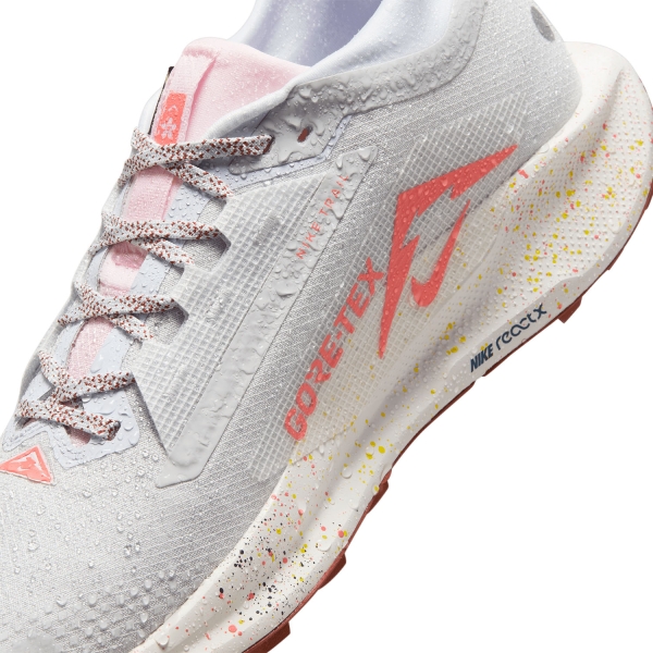 Nike ReactX Pegasus Trail 5 GTX - Pure Platinum/White/Football Grey