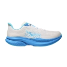 Hoka Mach 6 - White/Skyward Blue