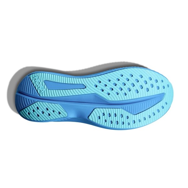Hoka Mach 6 - White/Skyward Blue