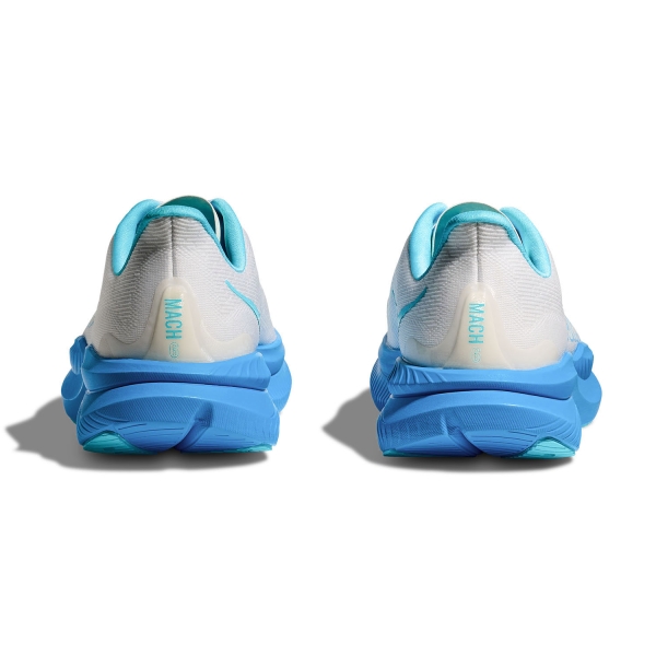 Hoka Mach 6 - White/Skyward Blue