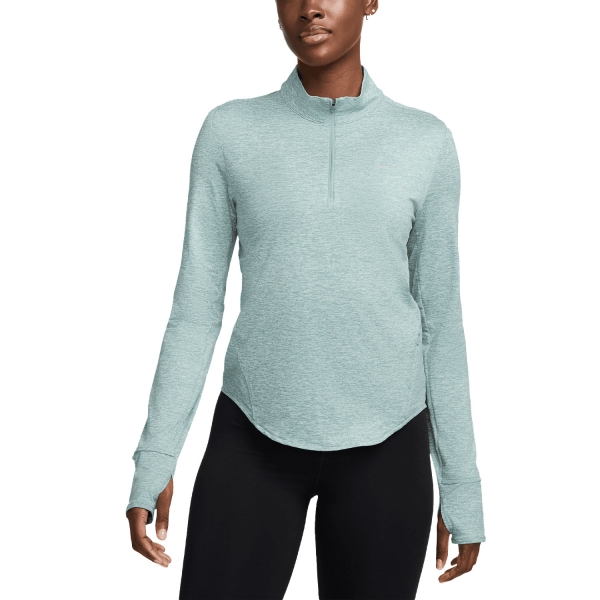 Maglia Running Donna Nike DriFIT Swift UV Maglia  Cannon/Heather/Reflective Silver HQ0499017
