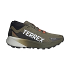 adidas Terrex Agravic GTX - Olive Strata/Cloud White/Semi Impact Orange