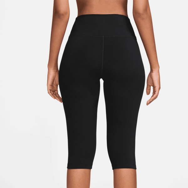 Nike Dri-FIT One 3/4 Tights - Black/White