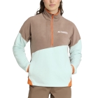 adidas Terrex Multi Climawarm Felpa - Trace Brown/Semi Flash Aqua/Semi Impact Orange