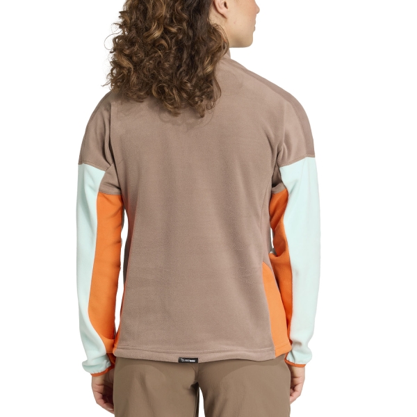 adidas Terrex Multi Climawarm Felpa - Trace Brown/Semi Flash Aqua/Semi Impact Orange
