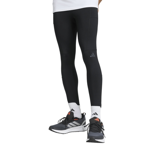 Pantaloni e Tights Running Uomo adidas OTR Tights  Black JN9597