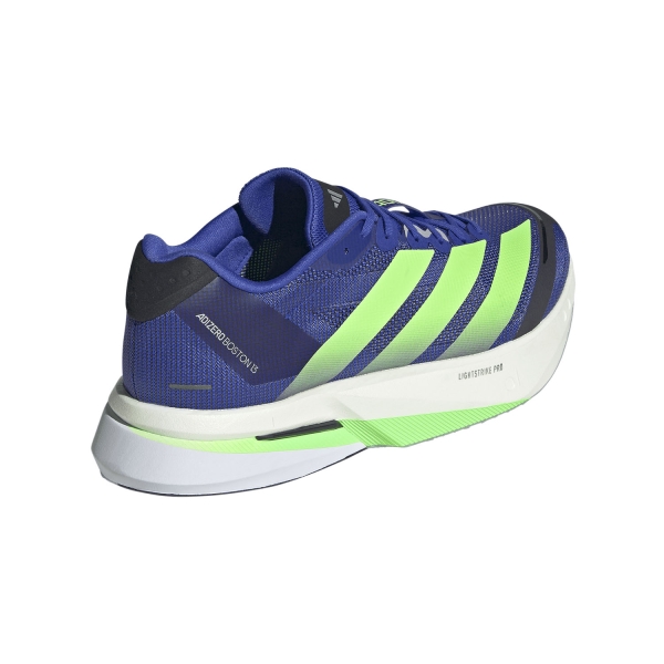 adidas adizero Boston 13 - Lucid Blue/Lime Burst/Core Black
