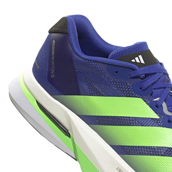 adidas adizero Boston 13 - Lucid Blue/Lime Burst/Core Black