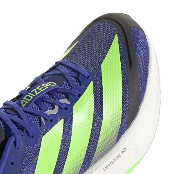 adidas adizero Boston 13 - Lucid Blue/Lime Burst/Core Black