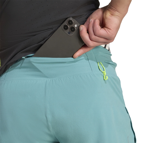 adidas Adizero Gel Pocket 3in Pantaloncini - Powder Teal