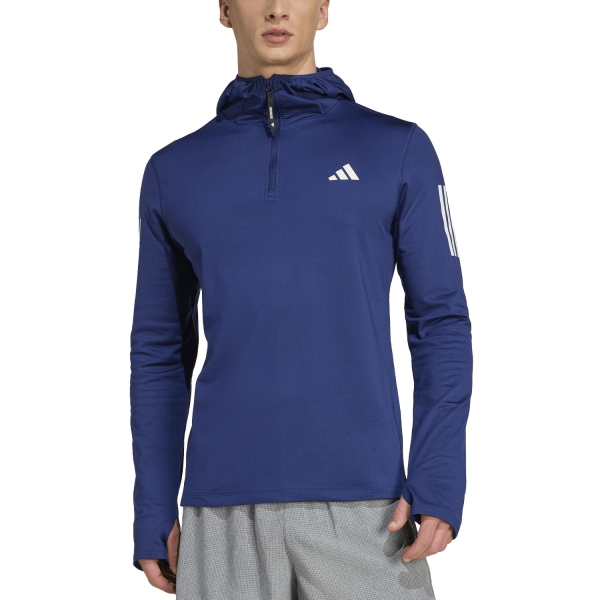 Maglia Running Uomo adidas OTR Maglia  Dark Blue JW9656