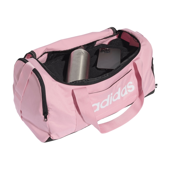 adidas Linear Logo Small Duffle - True Pink/Black/White