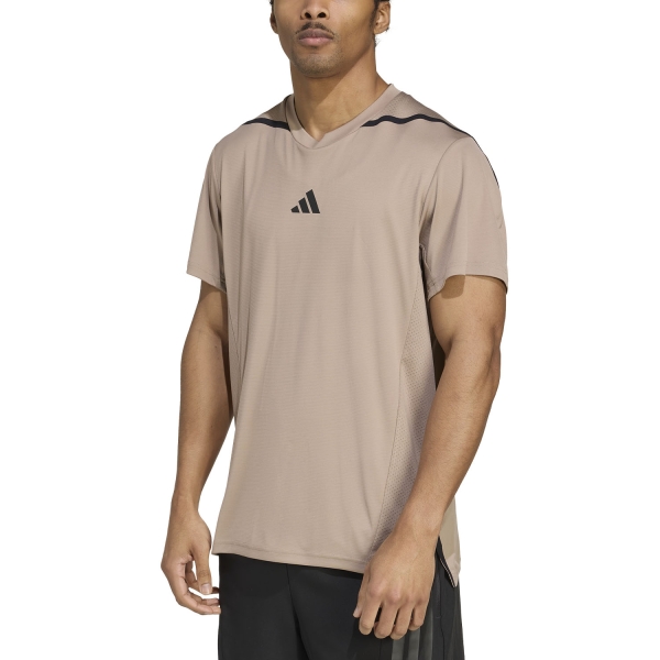 Maglietta Training Uomo adidas D4t Pro Series Maglietta  Chalky Brown JY2943