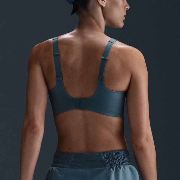 Nike Alate Reggiseno Sportivo - Smokey Blue/White