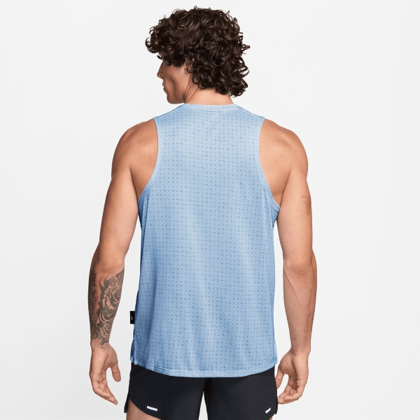 Nike Breathe Miler Top - Psychic Blue/Reflective Silver