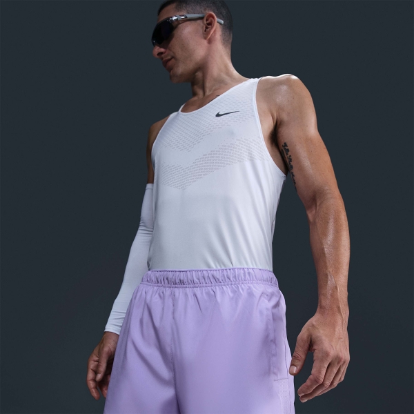Nike Challenger 2 in 1 5in Pantaloncini - Hydrangeas/Reflective Silver